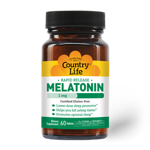 Melatonin (Rapid Release) 60 Tabs by Country Life