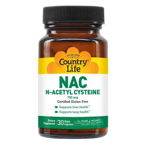 NAC (N-Acetyl Cysteine) 30 Veg Caps by Country Life