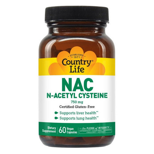 NAC (N-Acetyl Cysteine) 60 Caps by Country Life
