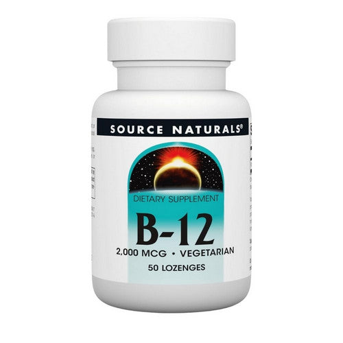 Vitamin B-12 50 Tabs by Source Naturals