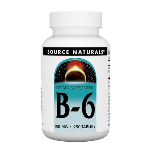 Vitamin B-6 250 Tabs by Source Naturals