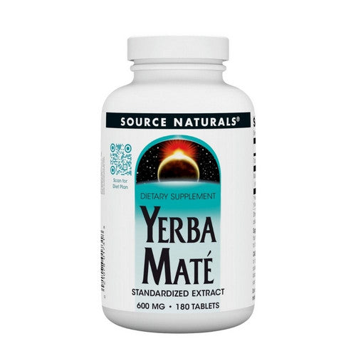 Yerba Mate 180 tabs by Source Naturals