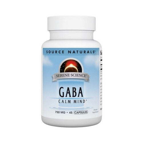 Serene Science Gaba 45 Caps by Source Naturals