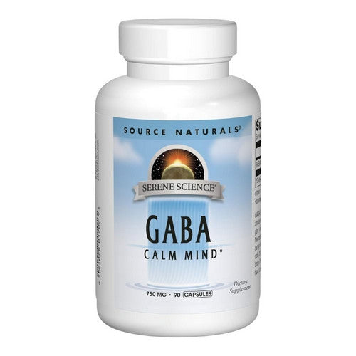 Serene Science Gaba 90 Caps by Source Naturals