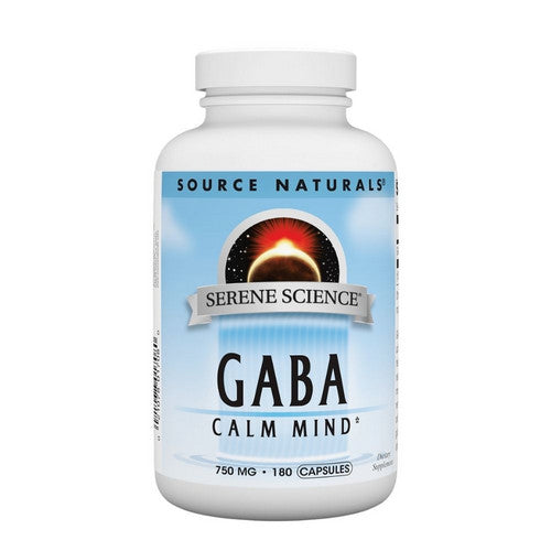 Serene Science Gaba 180 Caps by Source Naturals
