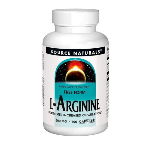 L-Arginine 100 Caps by Source Naturals