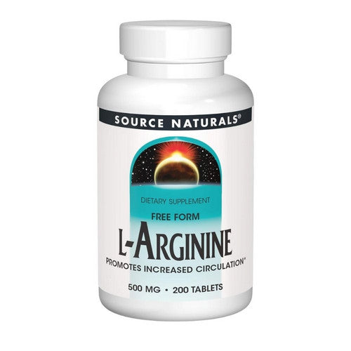 L-Arginine 200 Tabs by Source Naturals