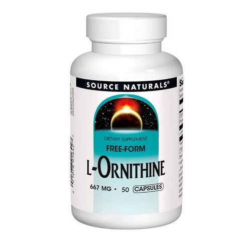 L-Ornithine 50 Caps by Source Naturals