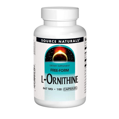 L-Ornithine 100 Caps by Source Naturals