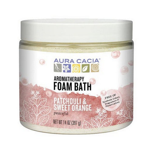 Aromatherapy Foam Bath Patchouli/Orange 14 Oz by Aura Cacia