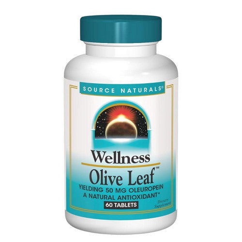 Wellness Olive Leaf 60 Tabs by Source Naturals
