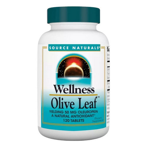 Wellness Olive Leaf 120 Tabs by Source Naturals