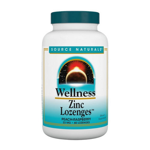 Wellness Zinc Lozenges 60 Tabs by Source Naturals