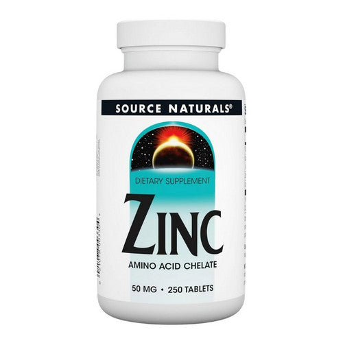 Zinc Amino Acid Chelate 250 Tabs by Source Naturals