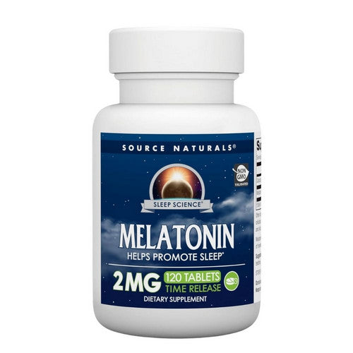 Sleep Science Melatonin Timed Release Timed Release 120 Tabs by Source Naturals