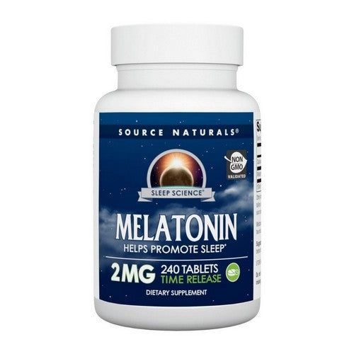 Sleep Science Melatonin Timed Release 240 Tabs by Source Naturals