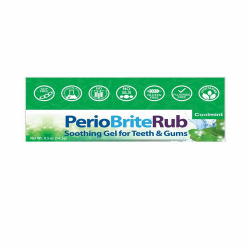  PerioBrite Rub Soothing Gel For Teeth & Gums Coolmint 0.5 Oz by Nature's Answer