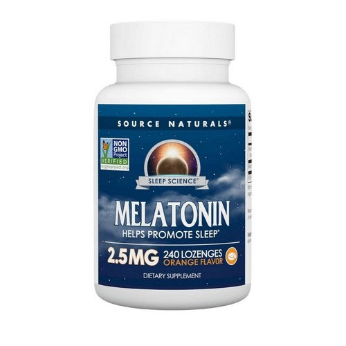 Sleep Science Melatonin Orange 240 Lozenges by Source Naturals
