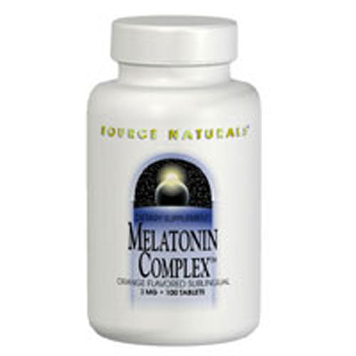 Melatonin Complex Peppermint 100 Tabs by Source Naturals