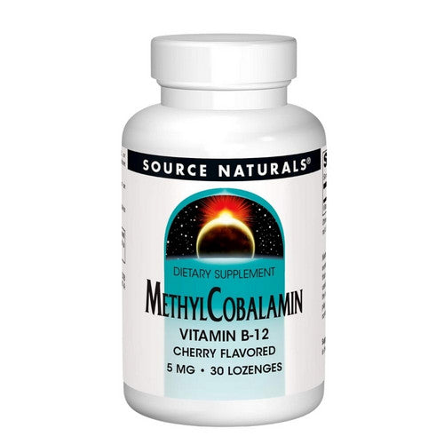 MethylCobalamin Cherry 30 Tabs by Source Naturals