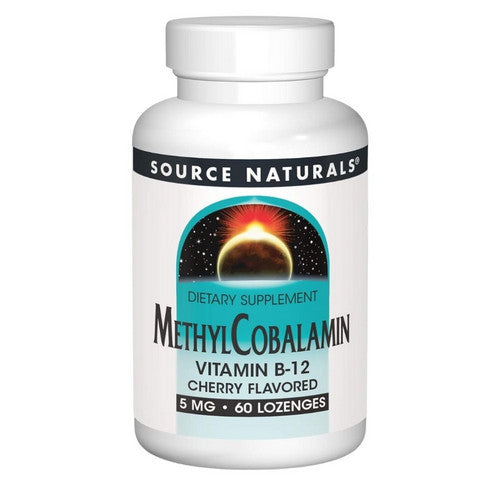 MethylCobalamin Cherry 60 Tabs by Source Naturals
