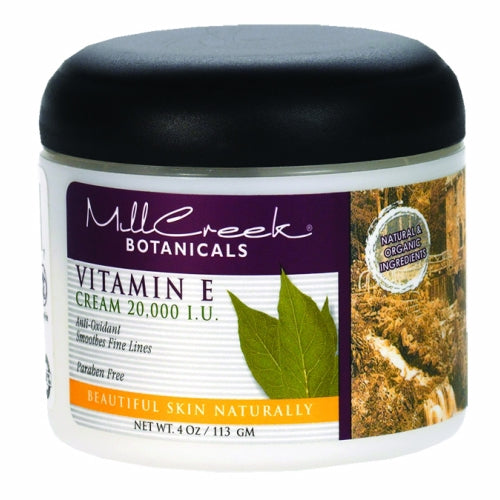 Vitamin E Cream 4 oz by Mill Creek Botanicals