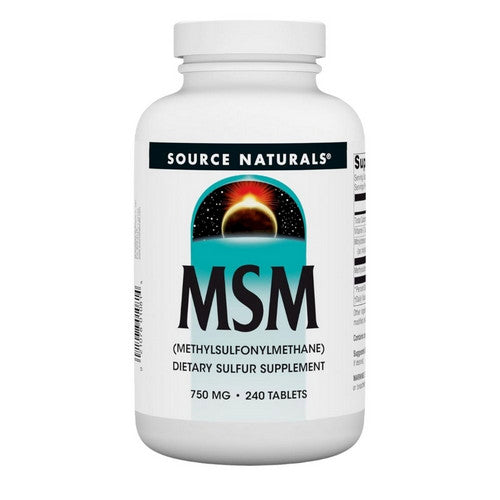 MSM (Methylsulfonylmethane) with Vitamin C 240 Tabs by Source Naturals