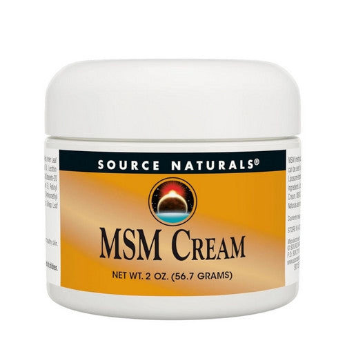 Msm Cream 2 Oz by Source Naturals