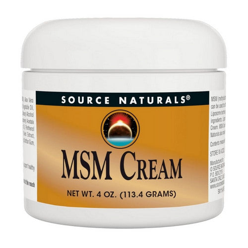 Msm Cream 4 Oz by Source Naturals