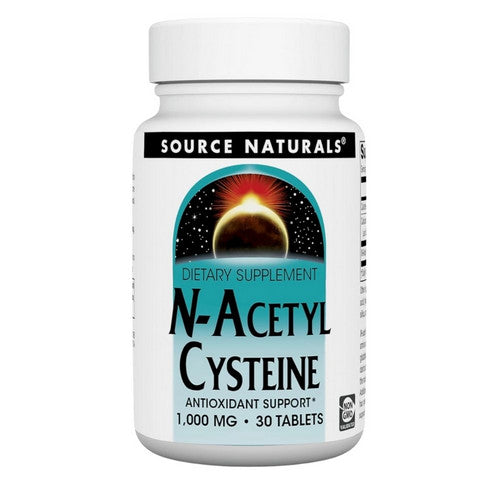 N-Acetyl Cysteine 30 Tabs by Source Naturals
