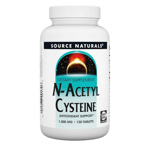 N-Acetyl Cysteine 120 Tabs by Source Naturals