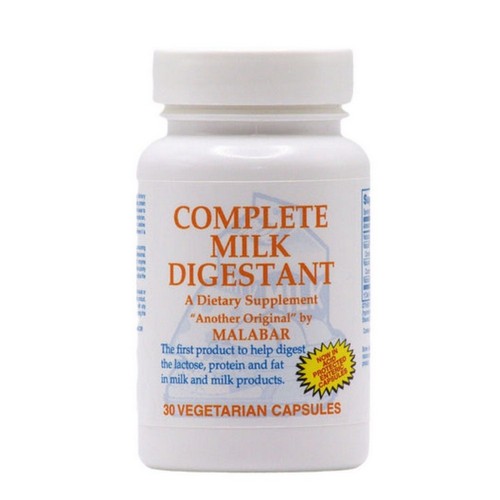 Complete Milk Digestant Premium Formula 30 Tabs by Malabar Formulations