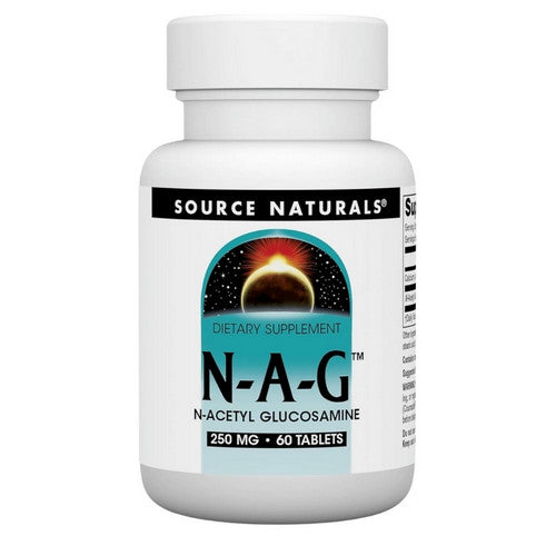 N-A-G N-Acetyl Glucosamine 60 Tabs by Source Naturals