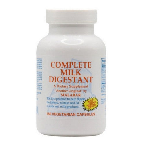 Complete Milk Digestant Premium Formula 180 Veg Caps by Malabar Formulations