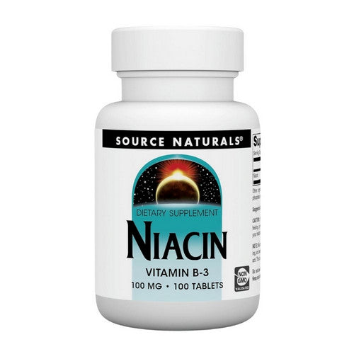 Niacin 100 Tabs by Source Naturals