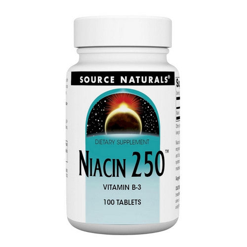 Niacin Timed Release, 100 Tabs by Source Naturals