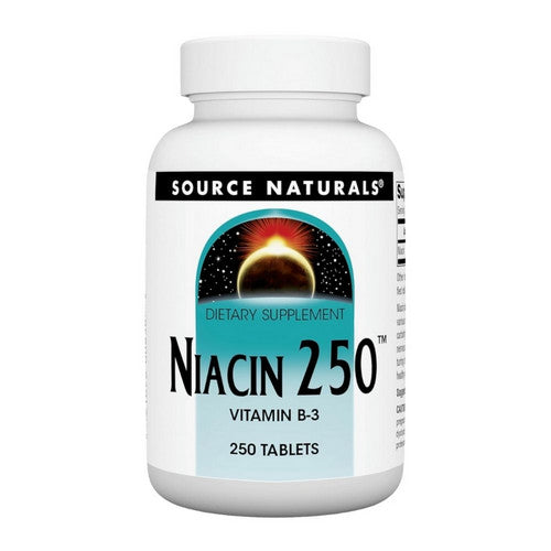 Niacin 250 Tabs by Source Naturals