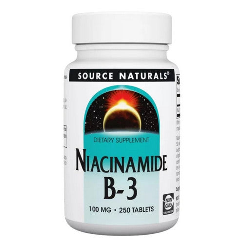 Niacinamide B-3 250 Tabs by Source Naturals