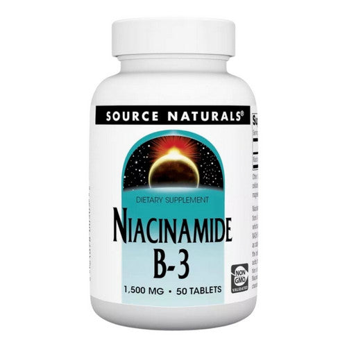 Niacinamide B-3 50 Tabs by Source Naturals