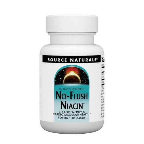 No-Flush Niacin 30 Tabs by Source Naturals