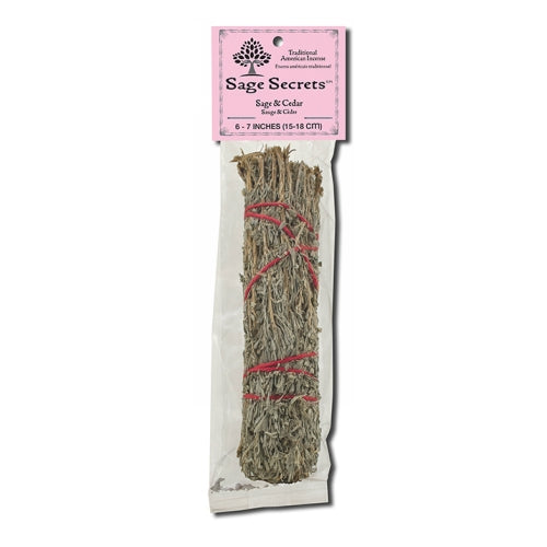 Smudge Wand Sage/cedar 7 by Sage Spirit