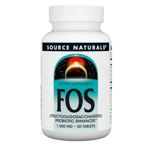 FOS (Fructooligosaccharides) 50 Tabs by Source Naturals