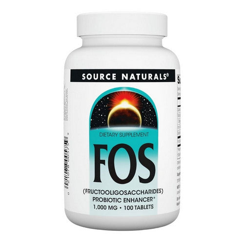 FOS (Fructooligosaccharides) 100 Tabs by Source Naturals