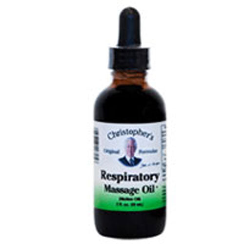 Respiratory Massage Oil 2 oz by Dr. Christophers Formulas