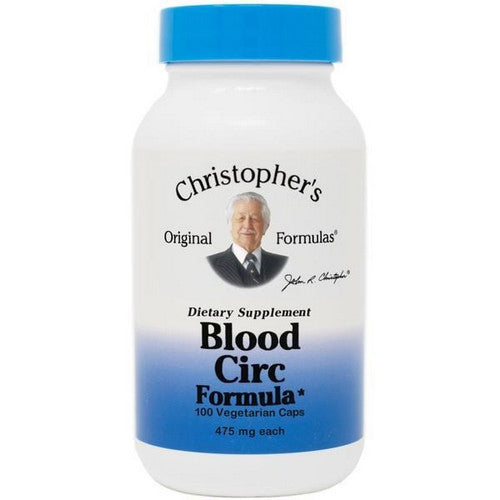 Blood Circulation Formula 100 Vegicaps by Dr. Christophers Formulas
