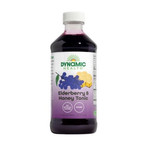 Black Elderberry And Honey Tonic Concentrate Liquid 8 Oz by Dynamic Health Laboratories
