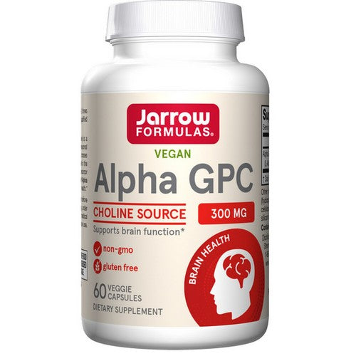 Alpha GPC 60 Veggie Capsules by Jarrow Formulas