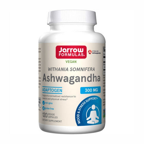 Ashwagandha 120 Veggie Capsules by Jarrow Formulas