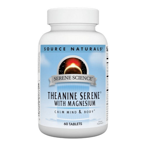 Theanine Serene 60 Tabs by Source Naturals