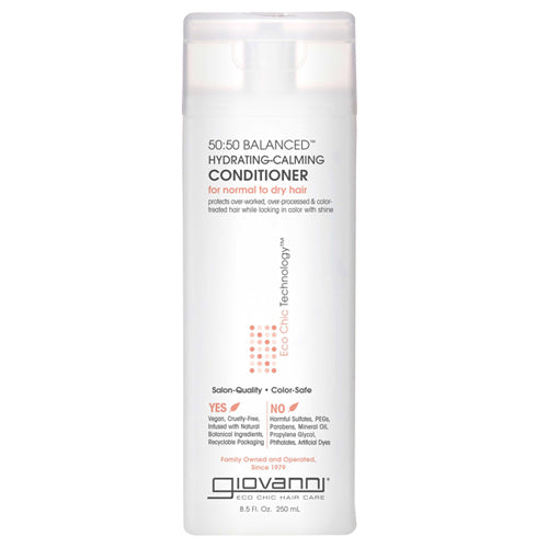 50:50 Balanced Hydrating Calming Conditioner 8.5 Oz by Giovanni Cosmetics